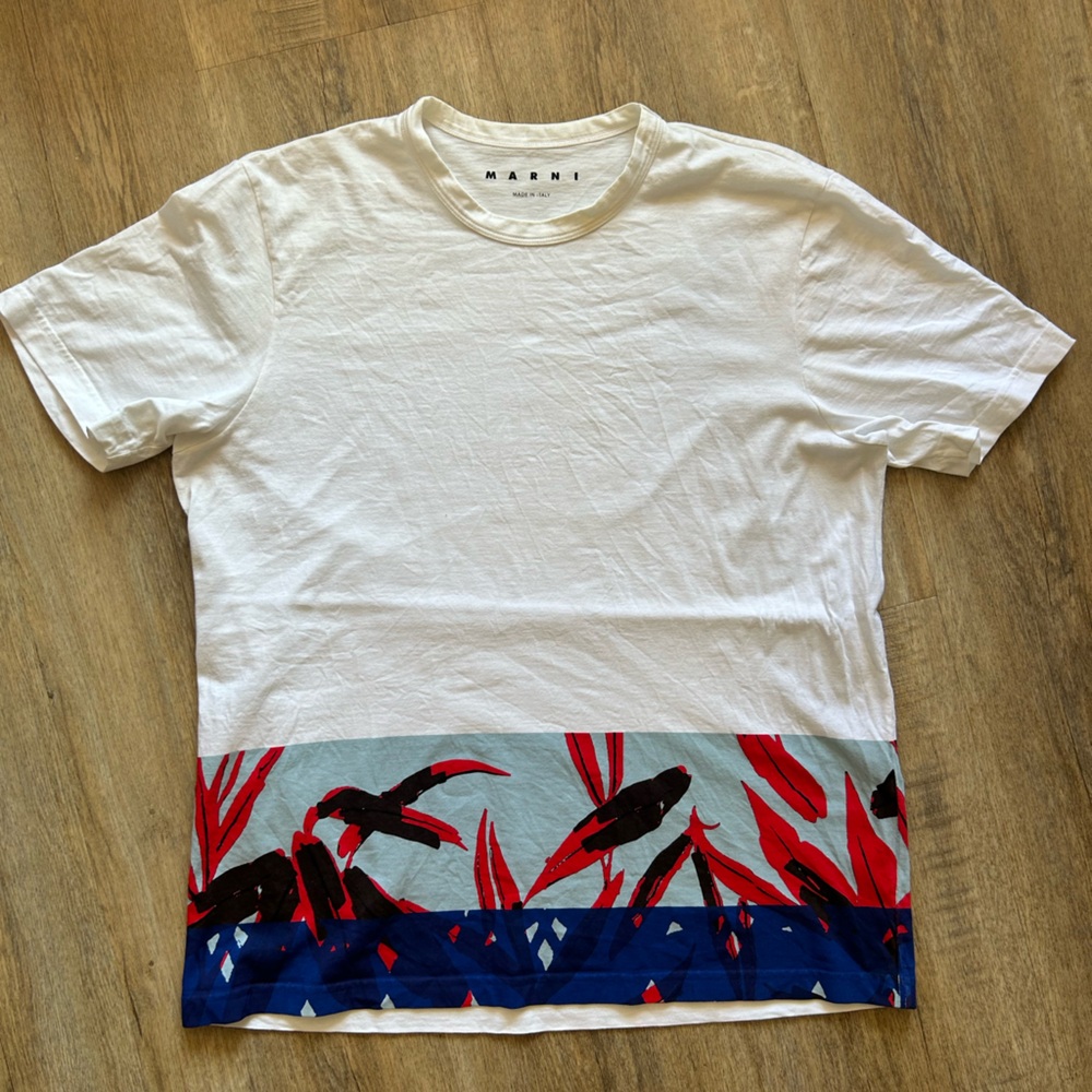 Marni colour block t-shirt